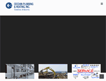 Tablet Screenshot of cecchin-inc.com